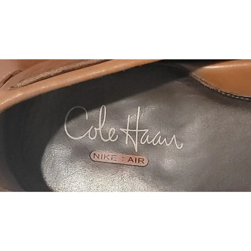 Cole Haan Gunnison Men’s Brown Leather Driving Slip-On Loafers Moccasins Sz 13W